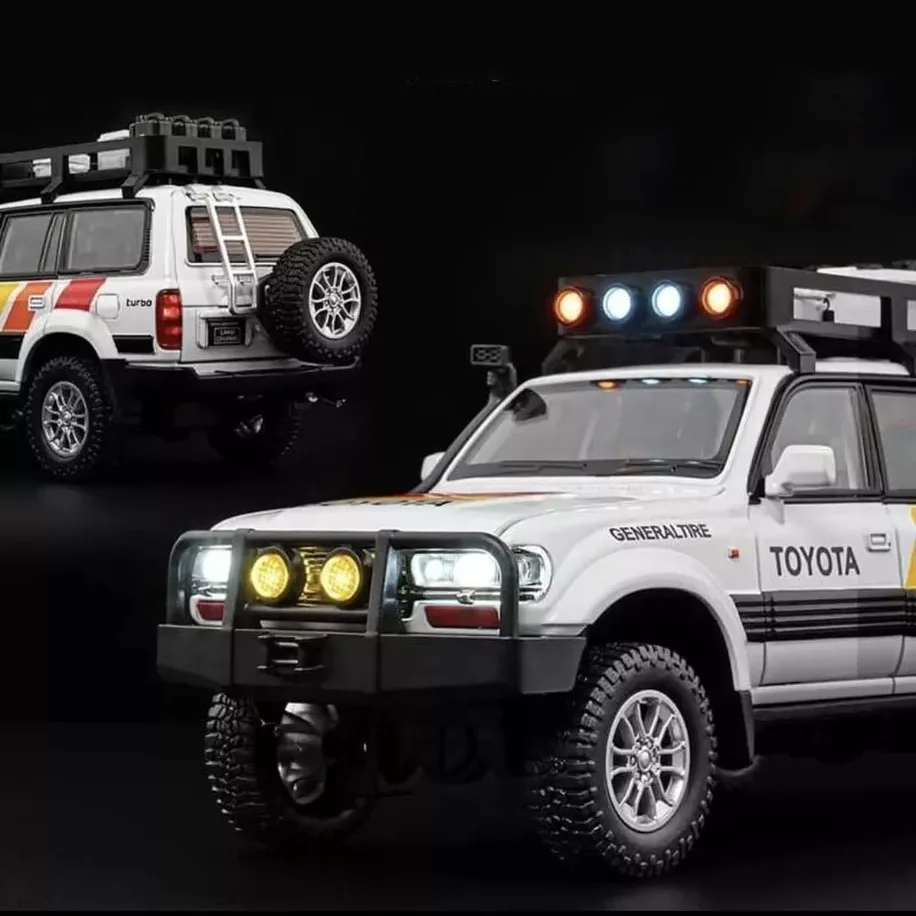 ماکت ماشین چه ژی مدل تویوتا لندکروزر Toyota Land Cruiser LC80 کد W100