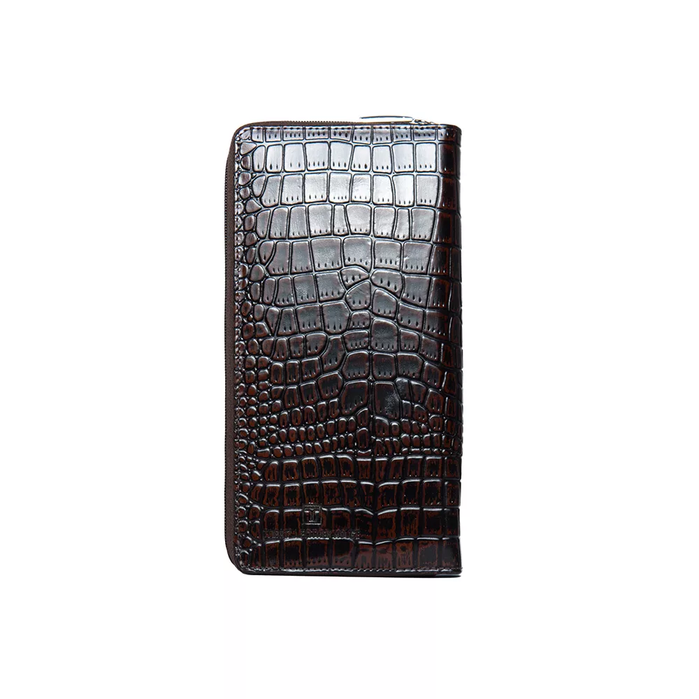 کیف دسته چک خانه چرم تبریز مدل دور زیپ