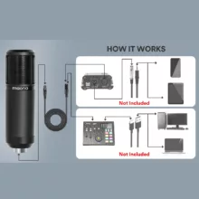 میکروفن کندانسر مائونو مدل AU-PM320S