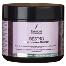 ماسک مو پروفشنال کازمتیکز مدل Best10مناسب موهای خشک حجم 500 میلی لیتر
