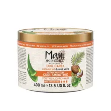 ماسک مو مائویی حاوی روغن نارگیل مناسب موهای فر حجم 400 میلی لیتر