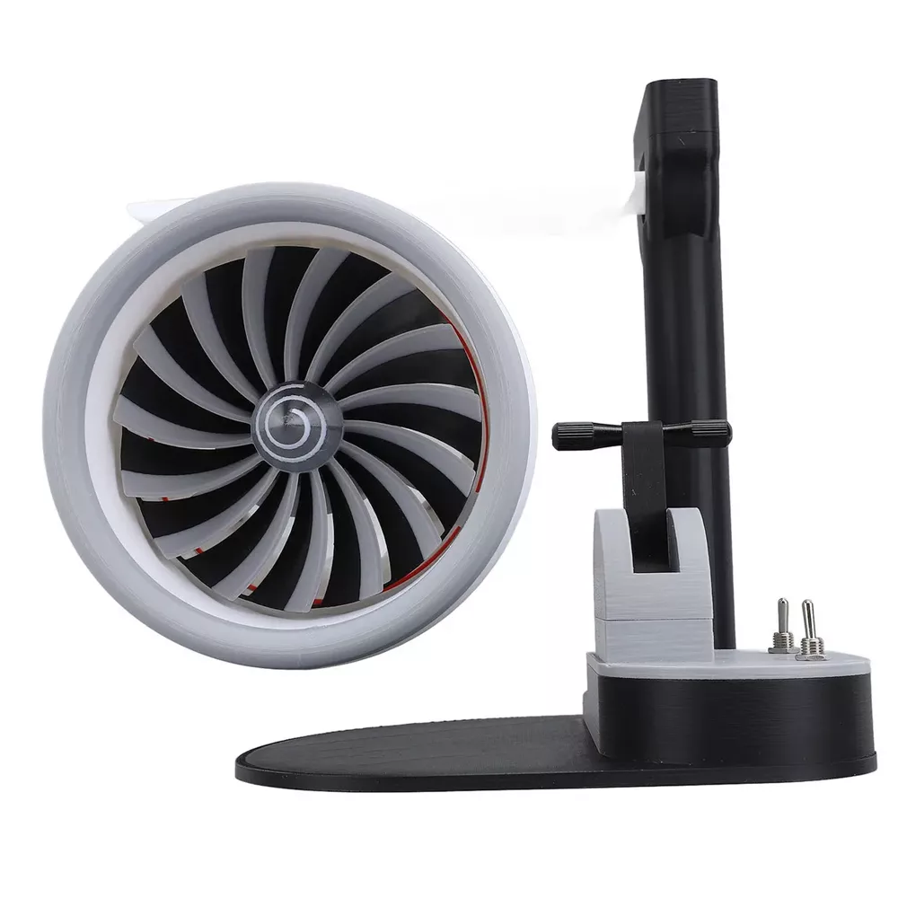 ماکت موتور هواپیما طرح فن USB با مه پاش مدل NIKOLA Toy