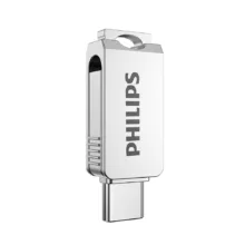 فلش مموری فیلیپس مدل FM30UC OTG 3.2 ظرفیت 128 گیگابایت با رابط USB 3.2