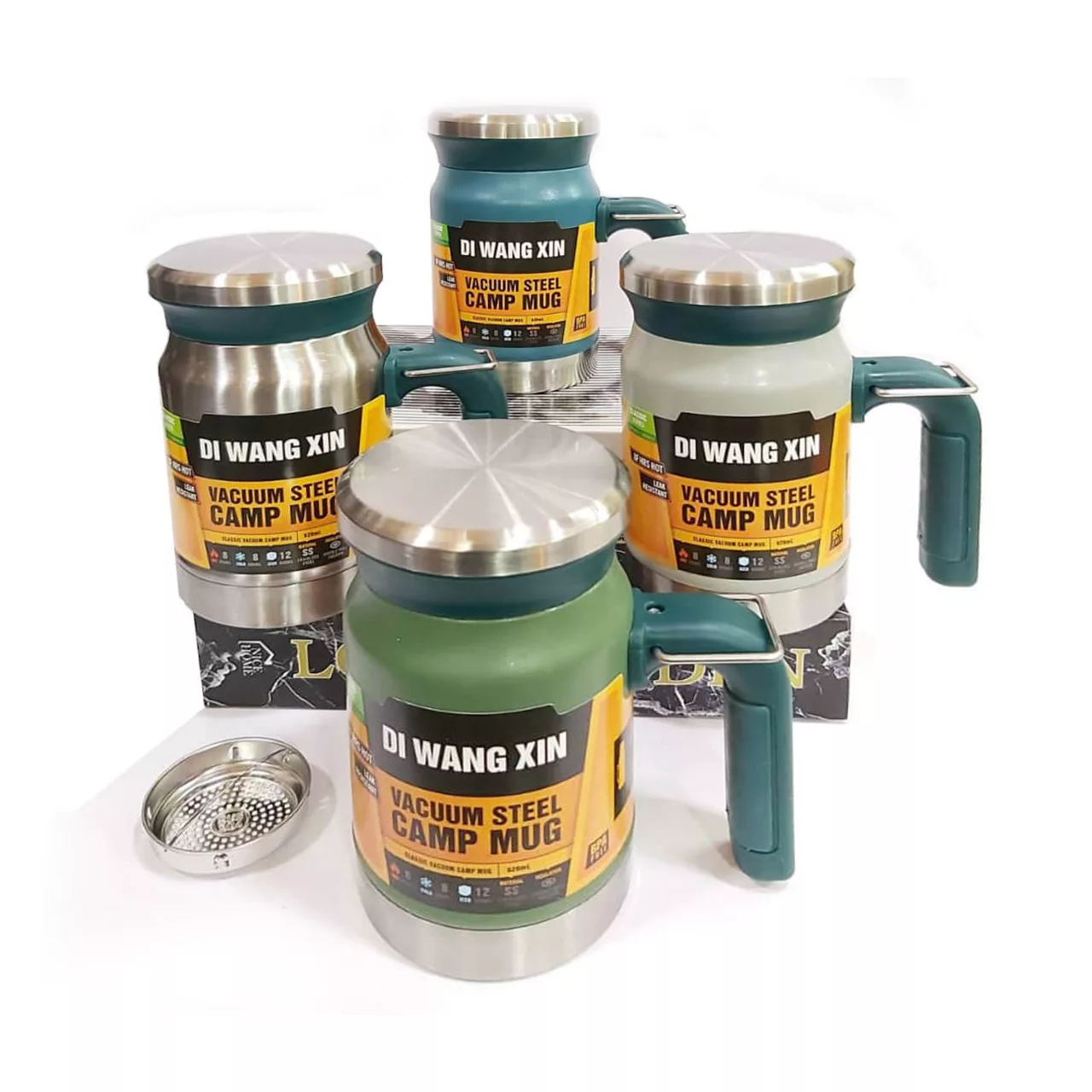 ماگ سفری دیوانگ ژین مدل CAMP کد 5102 گنجایش 0.62 لیتر