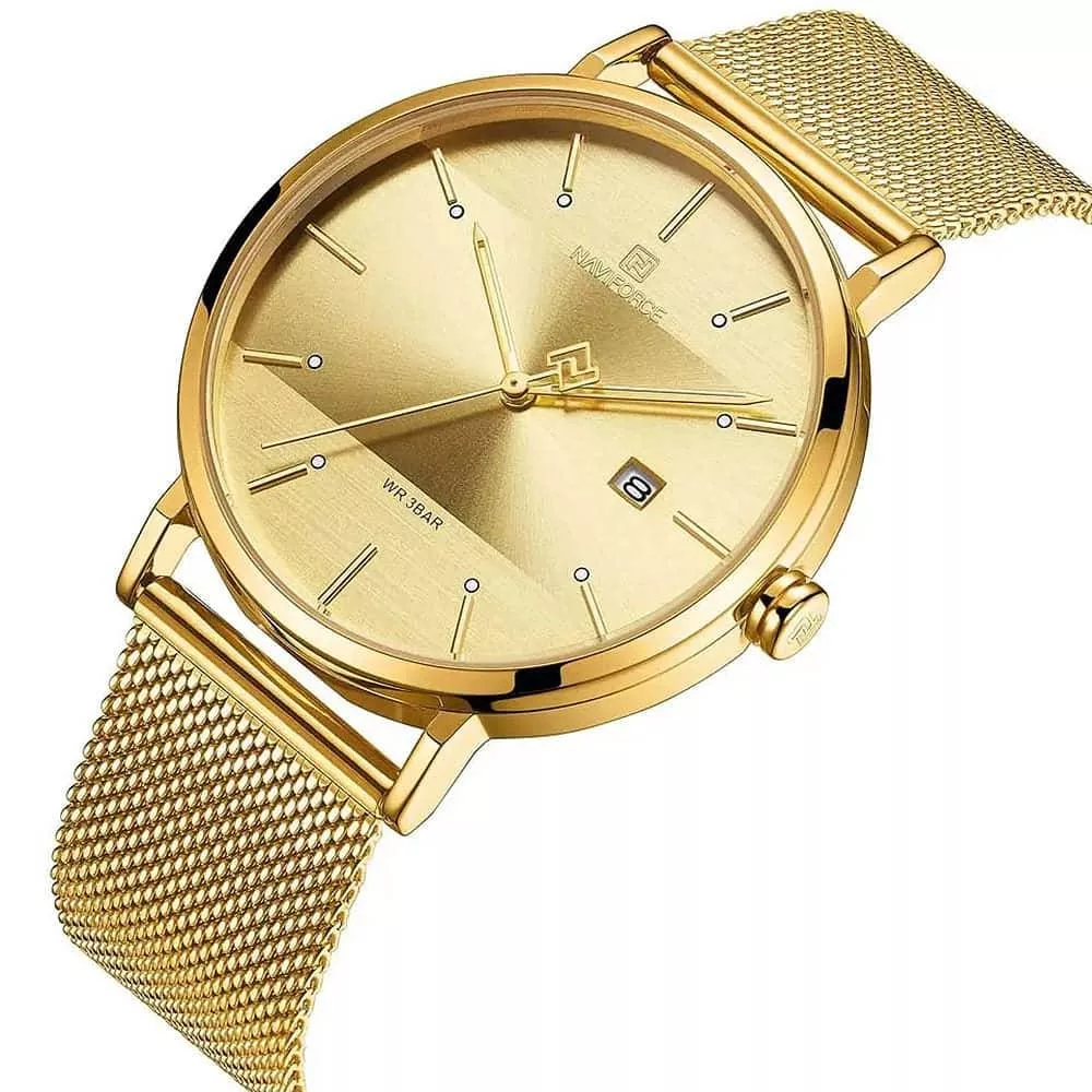 ساعت مچی عقربه ای زنانه نیوی فورس مدل NF3008 GG