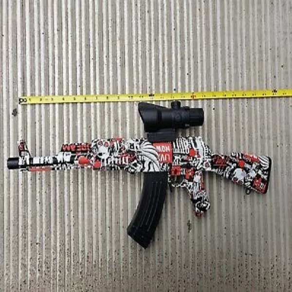 تفنگ بازی مدل کلاشینکف تیر ژله ای AK47