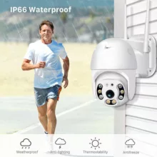 دوربین مداربسته تحت شبکه هوشمند مدل چرخشی بیسیم WIFI V380