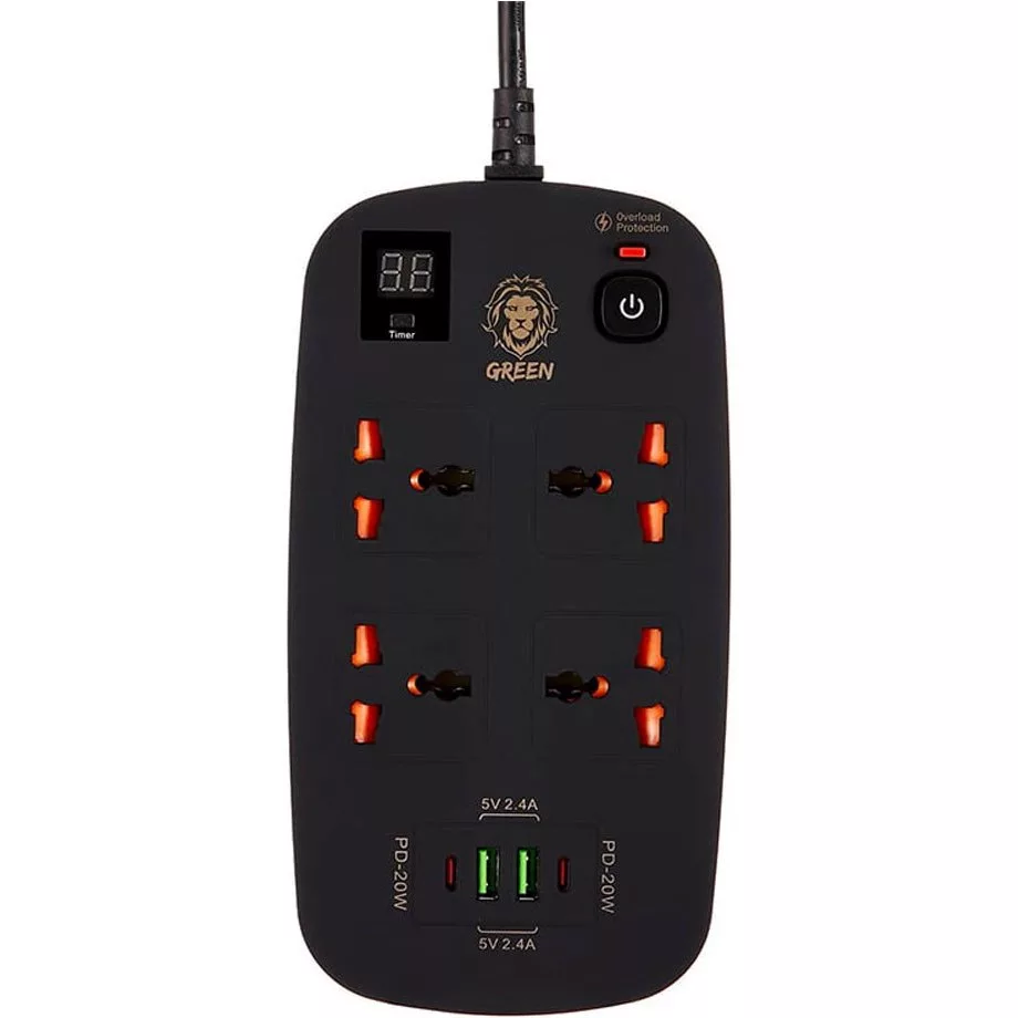 چندراهی برق گرین لاین مدل PD -USB 40W