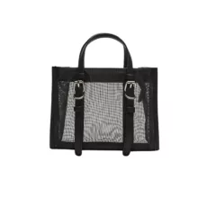 کیف دستی زنانه استرادیواریوس مدل Mesh tote 2025