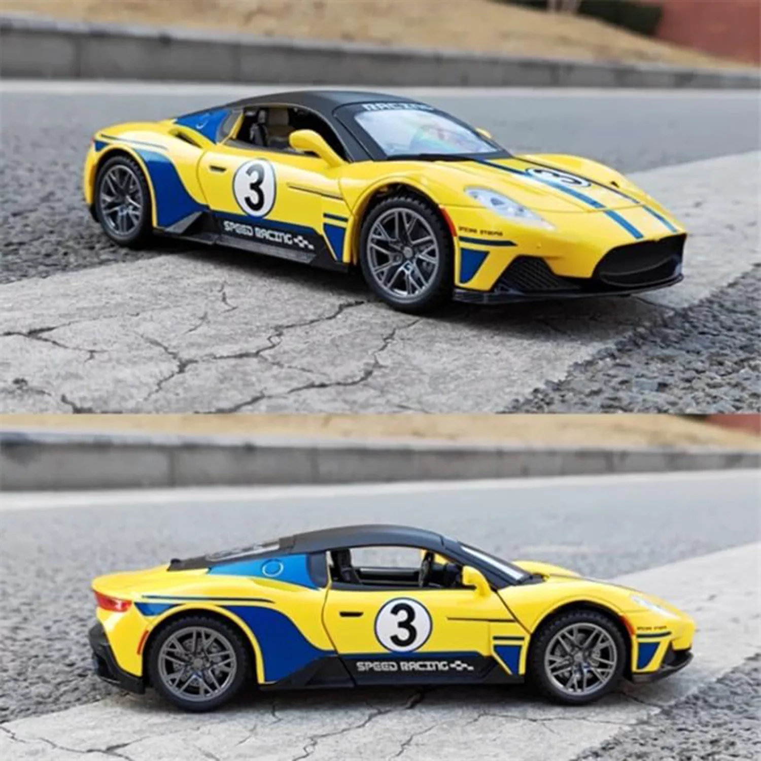 ماکت ماشین مدل فلزی موزیکال مازراتی MASERATI MC20
