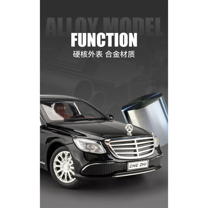 ماکت ماشین ناب سل مدل بنز فلزی سقف کهکشانی BENZ E300 به همراه جاسوییچی