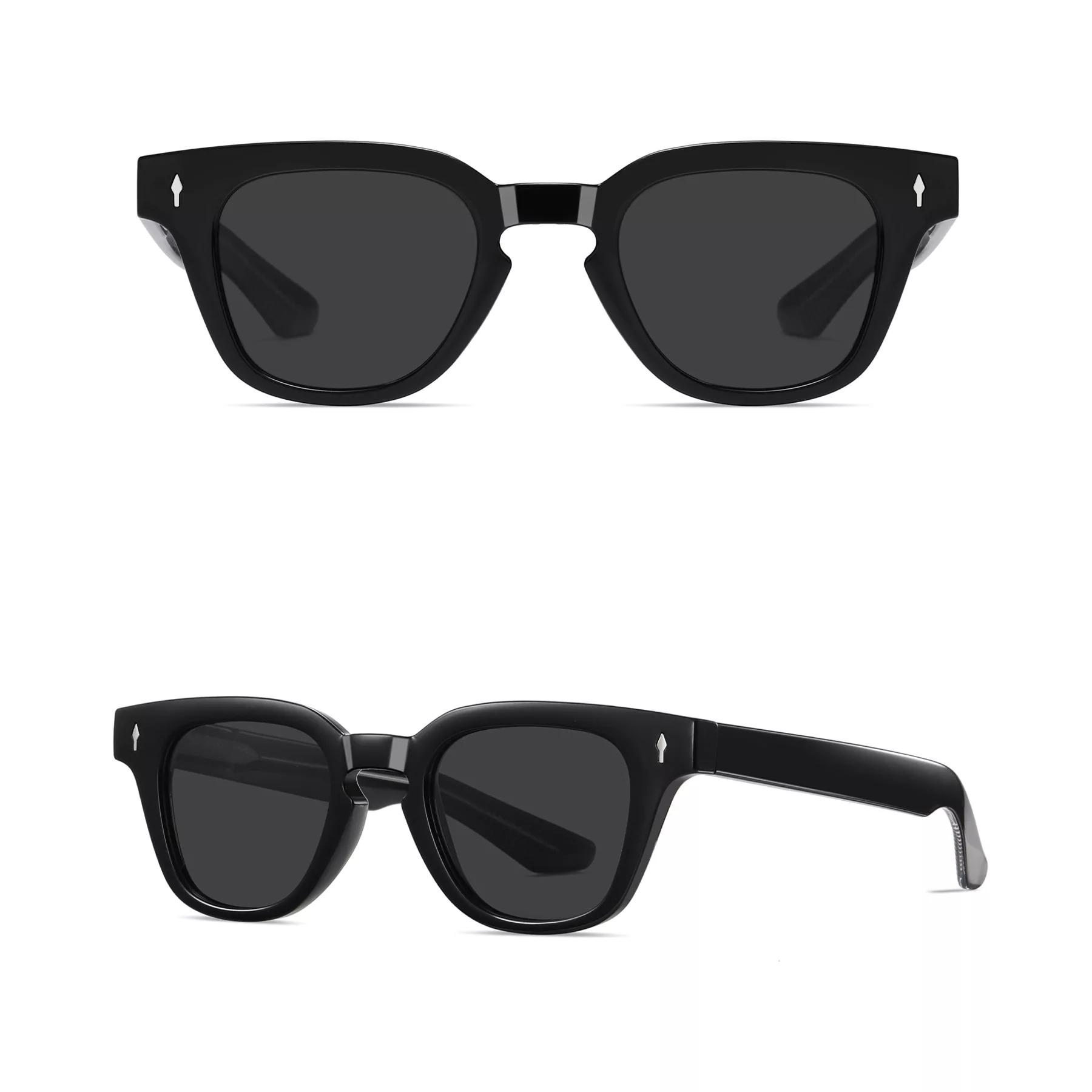 عینک آفتابی مستطیلی آلبرت وگ مدل S31110C1 Acetate Avantgarde Visionary
