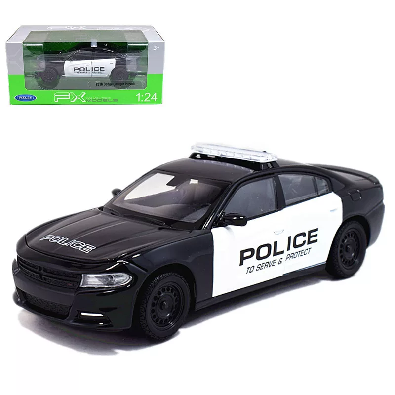 ماکت ماشین ولی مدل Dodge Charger R/T 2016 Police