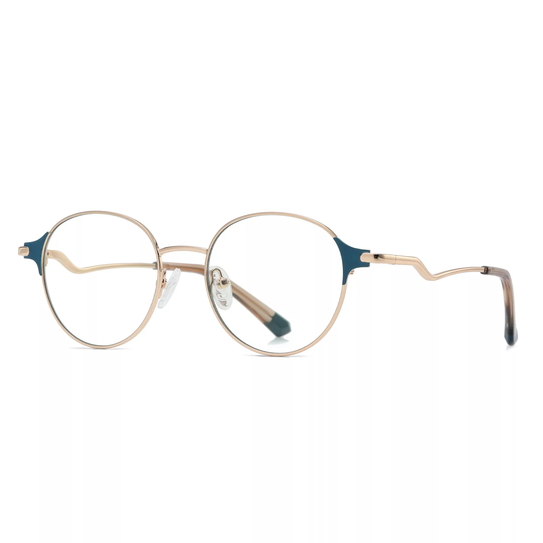 فریم عینک طبی گرد مدل JS8630C235P81 مناسب برای صورت گرد و بیضی