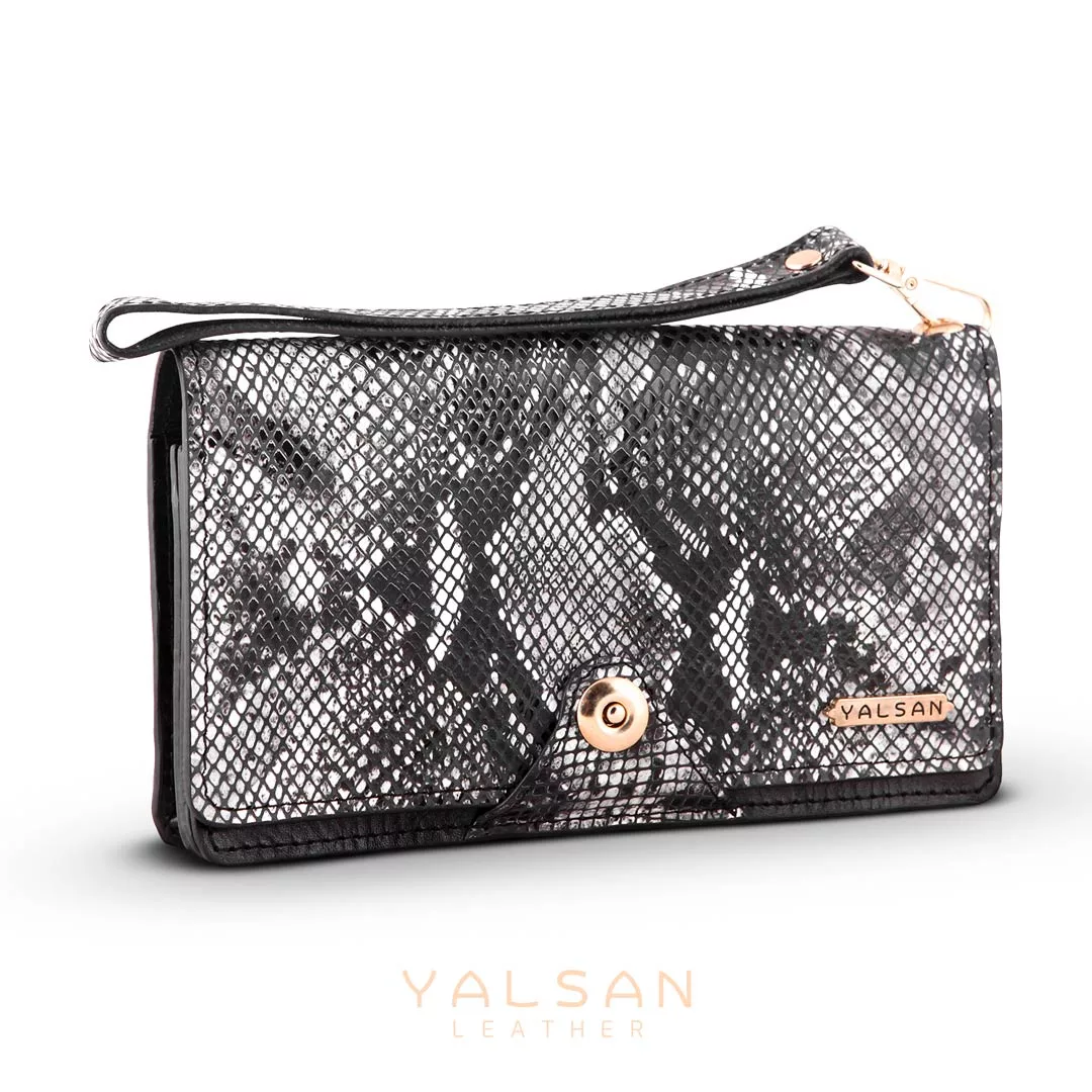 ست هدیه زنانه چرم یلسان مدل رادیس کد PRM-RTL-165-msk