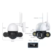 دوربین مداربسته تحت شبکه مدل IPS v380 5megapixel warm light