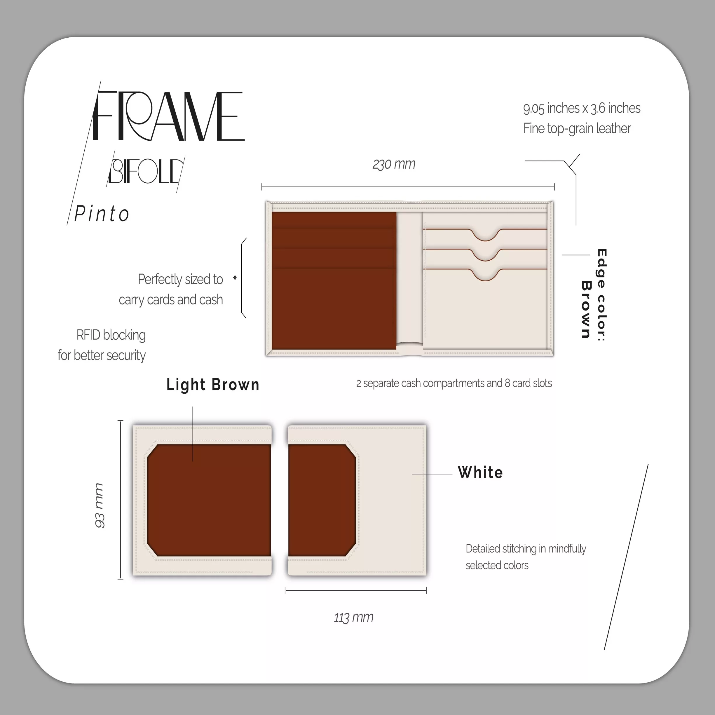 کیف پول مدل Pinto