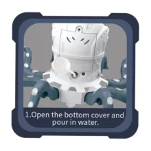 ربات کنترلی مدل اختاپوس دودزا طرح هشت پا کد 128A-34