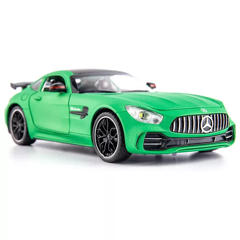 ماکت ماشین مدل فلزی 6درب بازشو موزیکال BENZ AMG GT دودزا