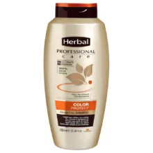 شامپو تثبیت کننده رنگ مو هربال مدل color protect حجم 750 میلی لیتر