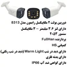 سیستم امنیتی رایمون مدل 2 مگاپیکسل کد RP-2MP-MS1T4C-09