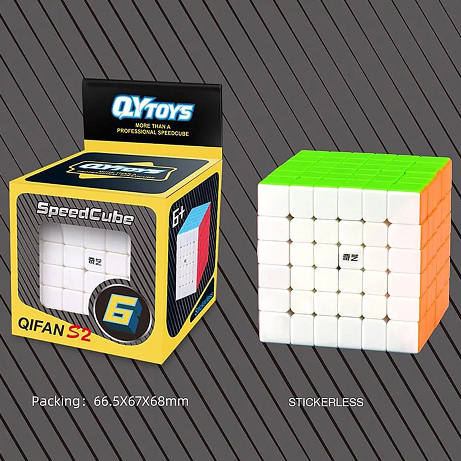 مکعب روبیک چی ای مدل کای وای کایفان اس 2 6×6 QY Qifan S2