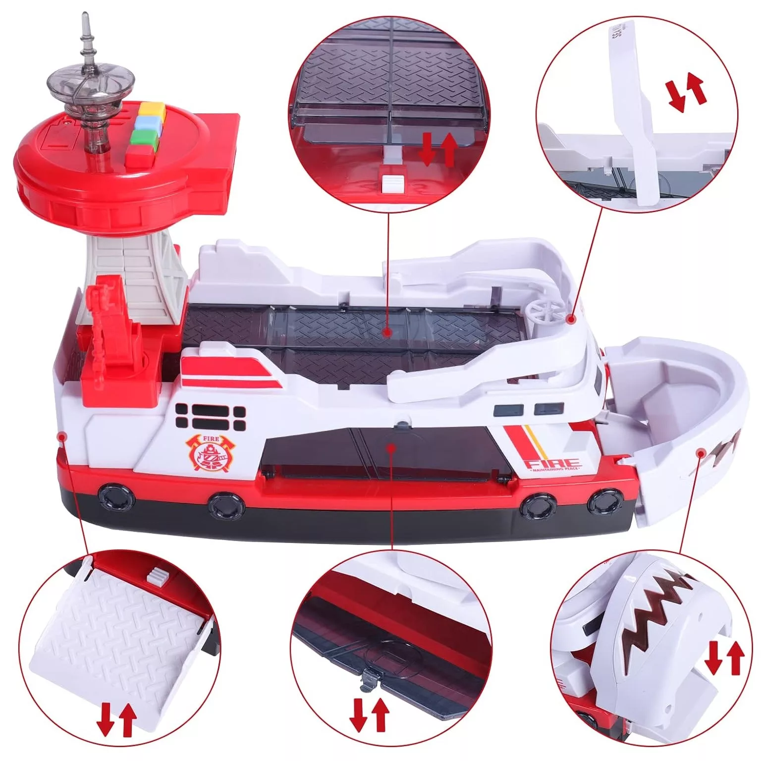 کشتی بازی مدل FIRE طرح آتشنشانی