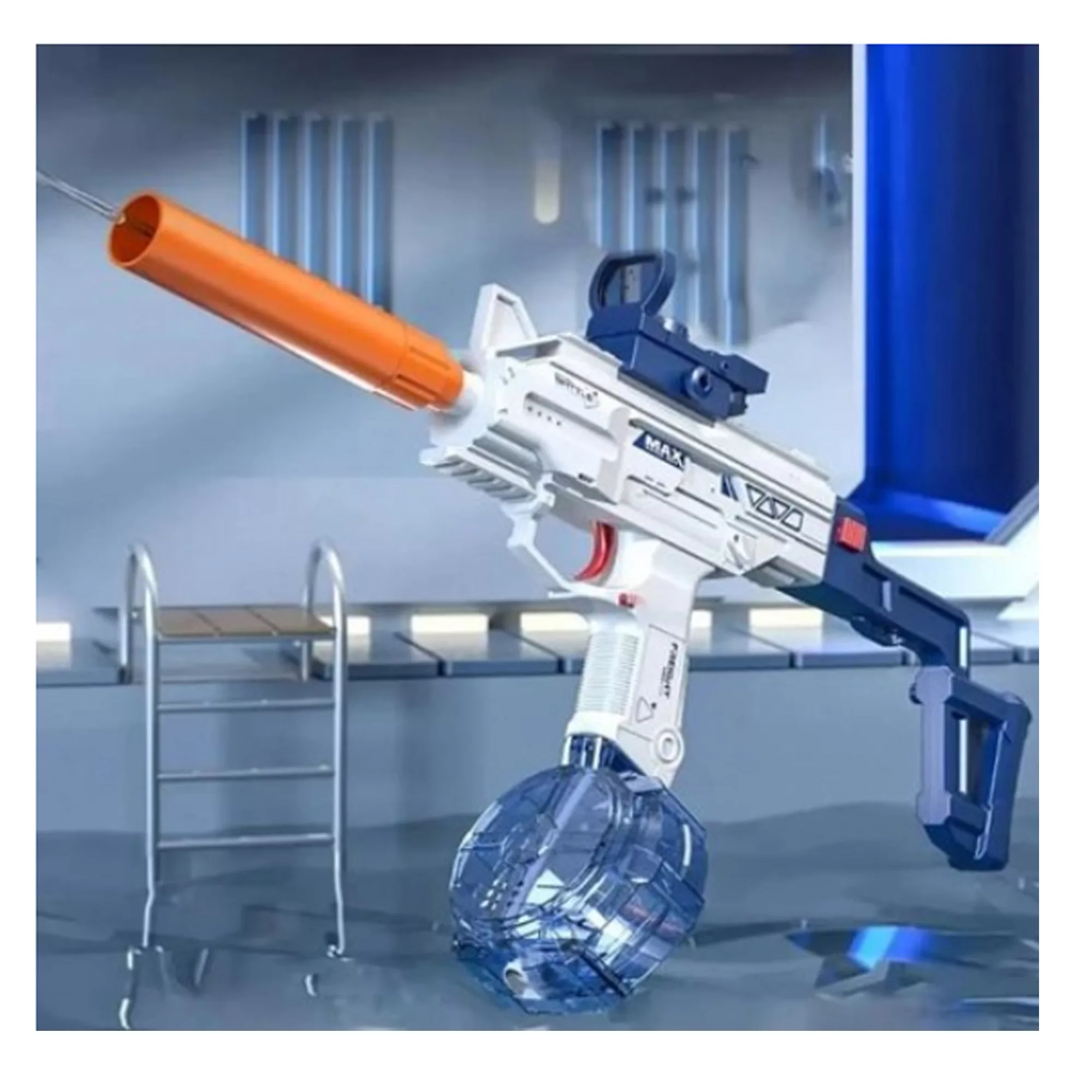 تفنگ آب پاش مدل UZI-SMG کد 587