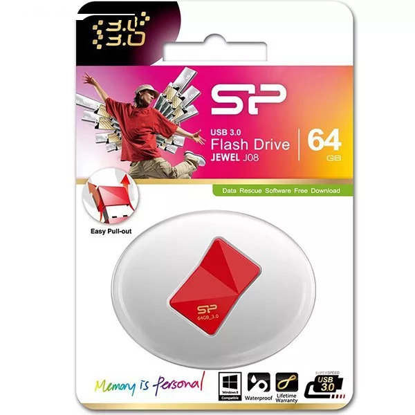 فلش مموری سیلیکون پاور مدل Jewel J08 ظرفیت 64 گیگابایت