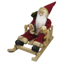 عروسک طرح بابانوئل مدل 5671 ارتفاع 37 سانتی‌متر