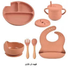 ست 8 تکه ظرف غذای کودک مدل 8000