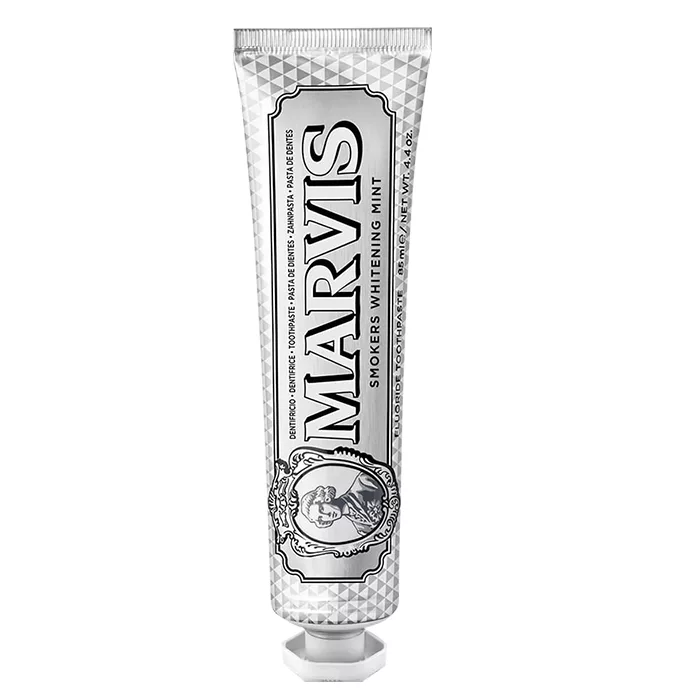 خمیر دندان مارویس مدل Smokers Whitening Mint حجم 85 میلی لیتر