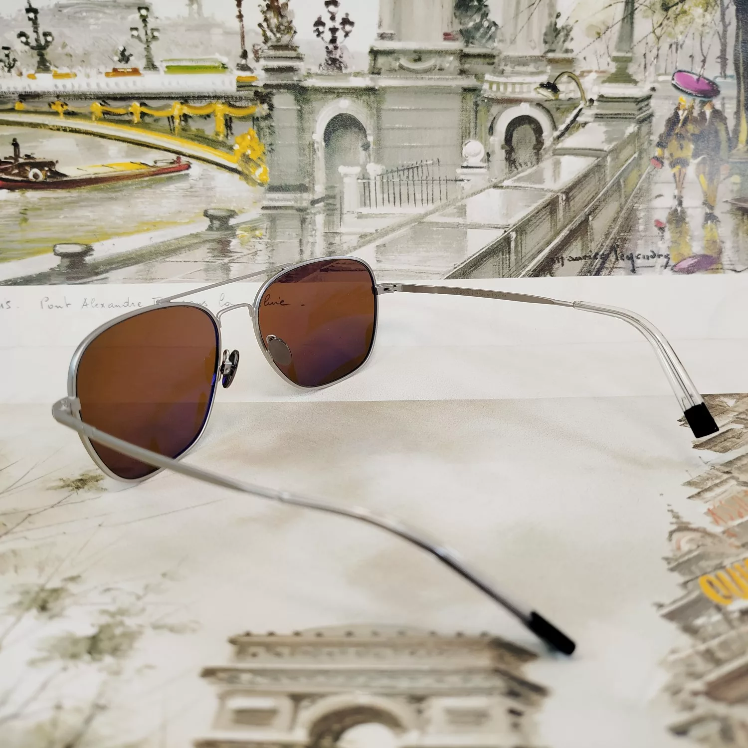 عینک آفتابی خلبانی غیر پلاریزه مدل RE58 -BR