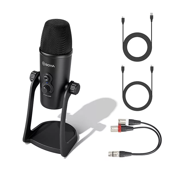 میکروفن رومیزی بویا مدل PM700 PRO با درگاه اتصال Type-C , XLR
