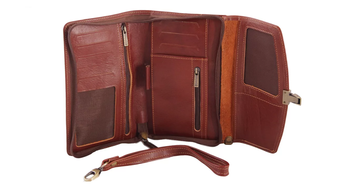 کیف پول زنانه چرم بارز مدل DG5