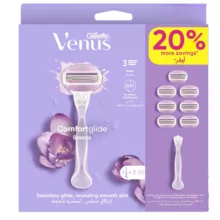 خود تراش ژیلت مدل Venus Comfortglide Breeze به همراه تیغ یدک بسته 6 عددی