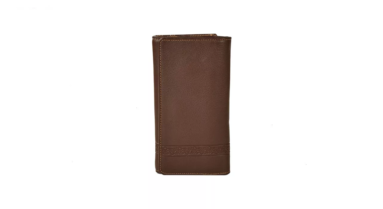 کیف پول زنانه چرم طبیعی پارینه مدل LW5-7