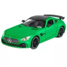 ماکت ماشین مدل فلزی 6درب بازشو موزیکال BENZ AMG GT دودزا