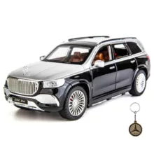 ماکت ماشین ناب سل مدل مرسدس بنز سقف کهکشانی فلزی موزیکال suv gla600 به همراه جاسوییچی