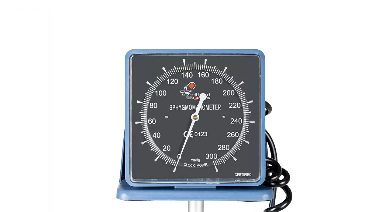 فشارسنج عقربه ای زنیت مد مدل پایه دار با سبد ZTH-7001 ABS