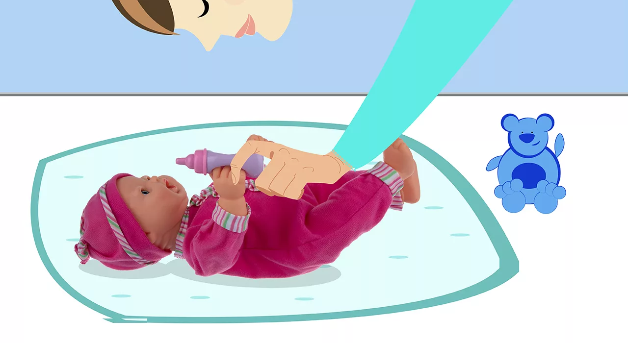 عروسک بلیندا مدل Lovely Baby ارتفاع 29 سانتی متر