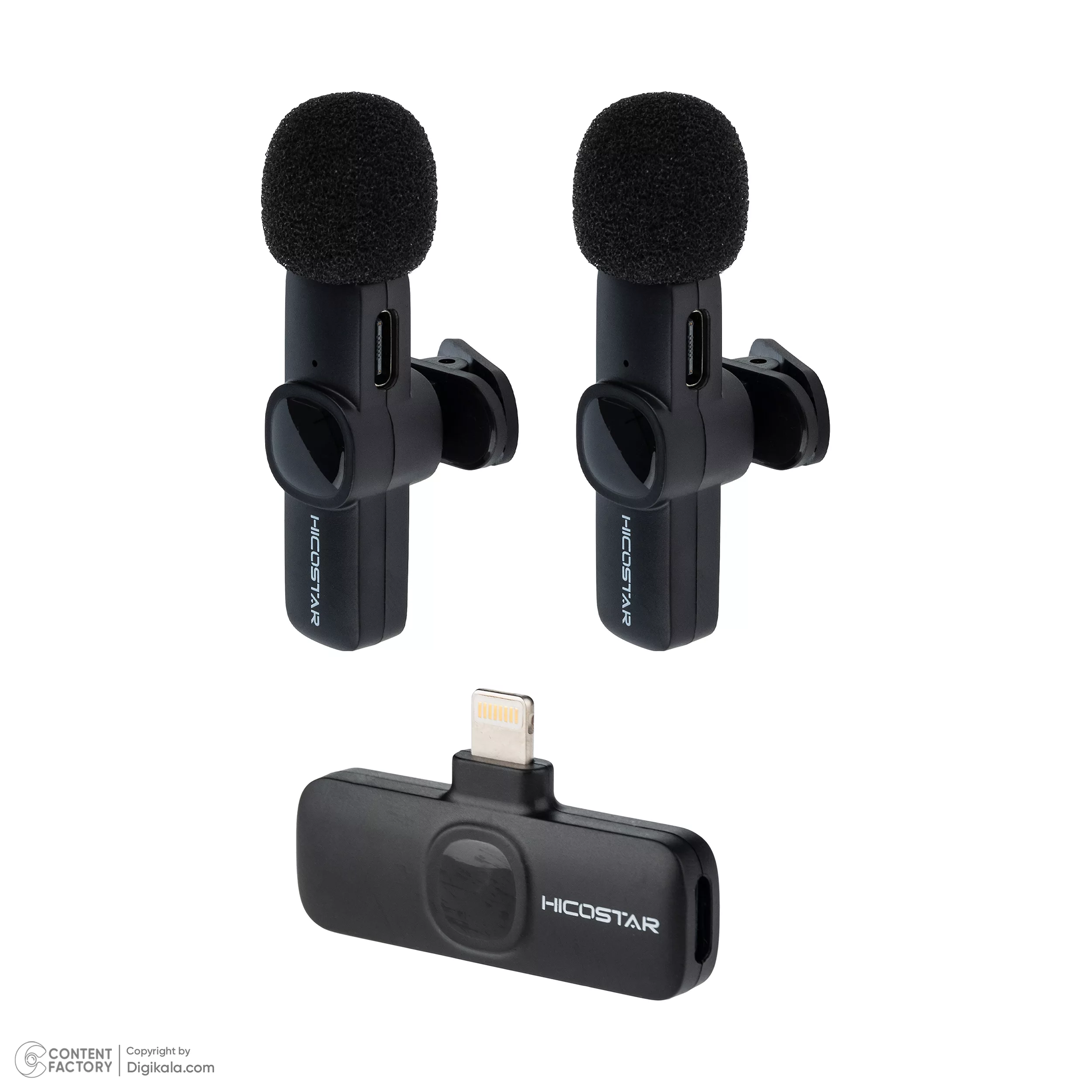 میکروفن یقه ای هایکواستار مدل HS-MC522i  با درگاه اتصال لایتنینگ