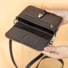 کیف رودوشی زنانه خانه چرم آنا مدل 25735