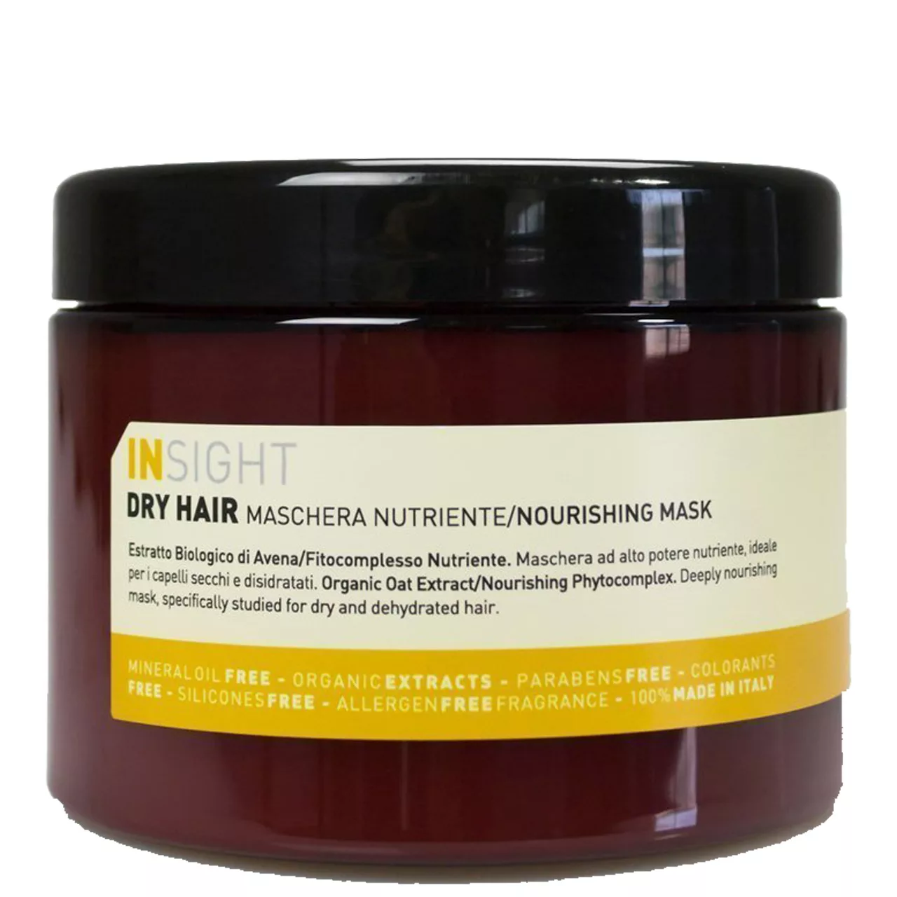 ماسک مخصوص موهای خشک اینسایت مدل DRY HAIR حجم 500 میلی لیتر