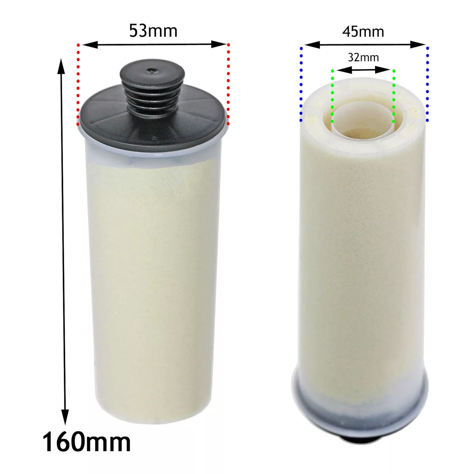 فیلتر سختی گیر بخار شوی کرشر مدل DESCALING CARTRIDGE