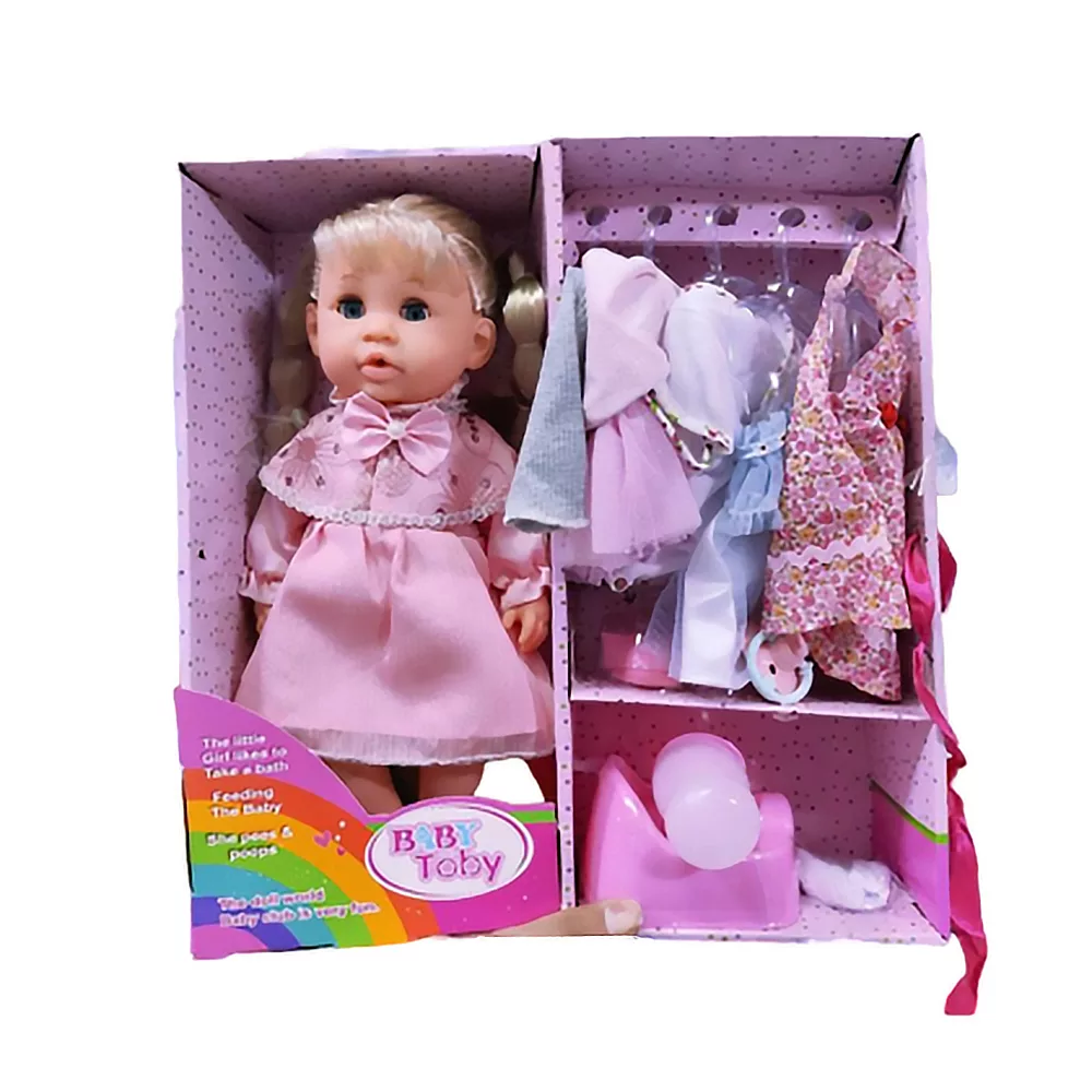 عروسک مدل baby toby ارتفاع 38 سانتی متر