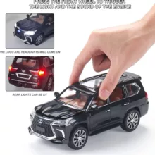 ماکت ماشین ناب سل مدل لکسوس lx570 دودزا به همراه جاسوییچی