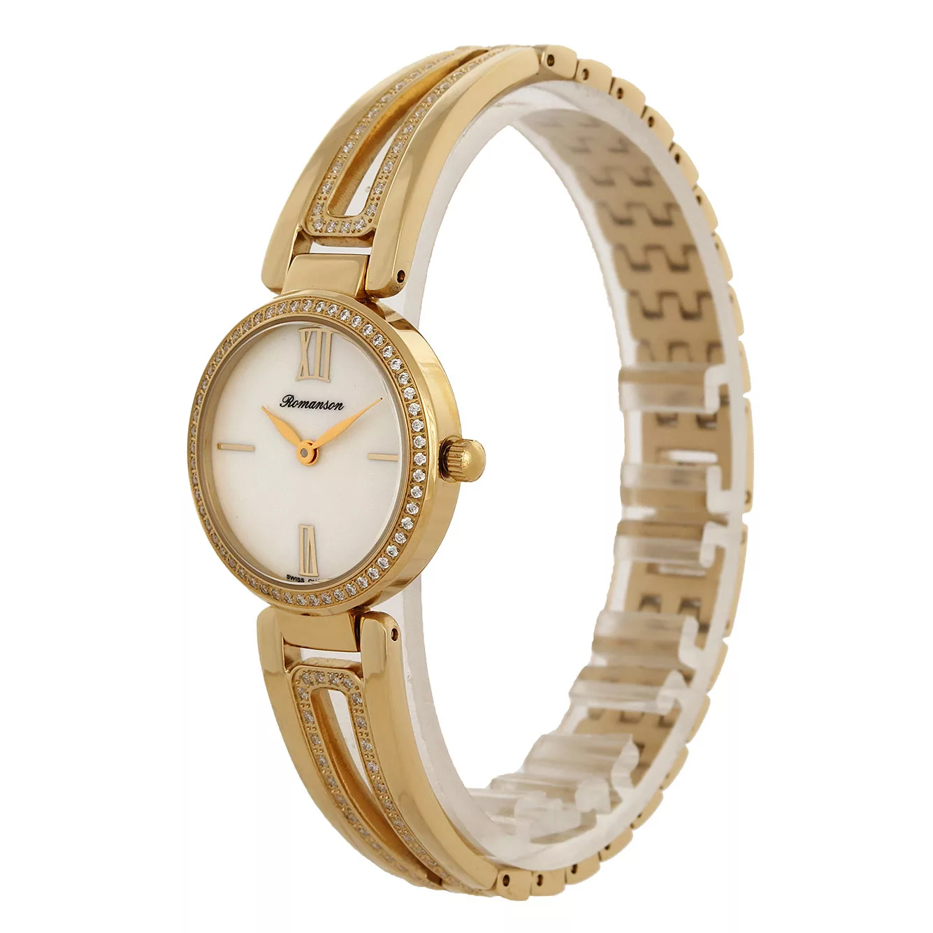 ساعت مچی عقربه ای زنانه رومانسون مدل RM7A02QLGGM1R1