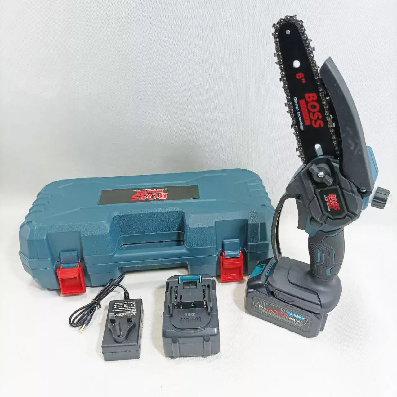 اره زنجیری شارژی باس مدل 15cm-dual-battery