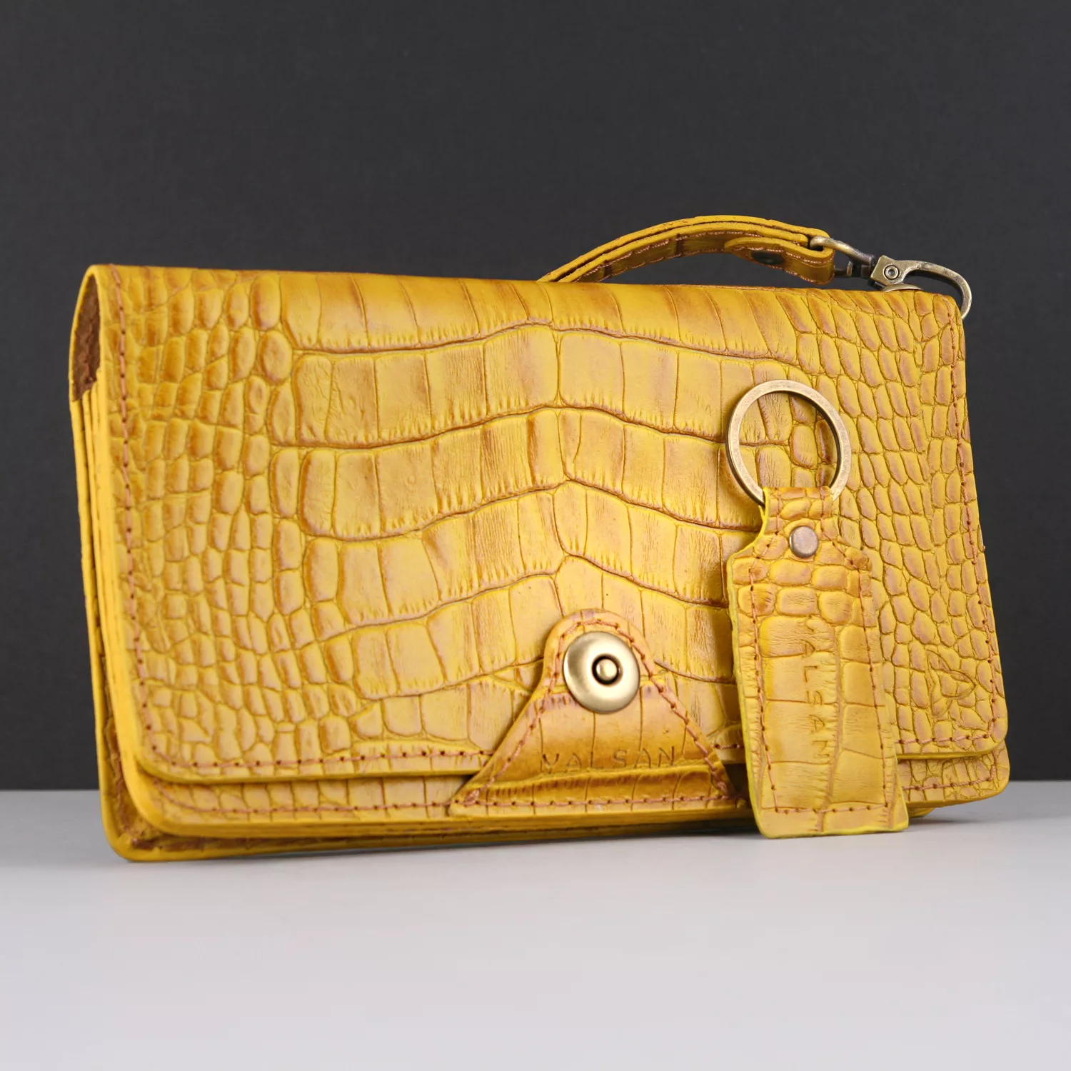 ست هدیه زنانه چرم یلسان مدل رادیس کد NHL-GC-062-zrd